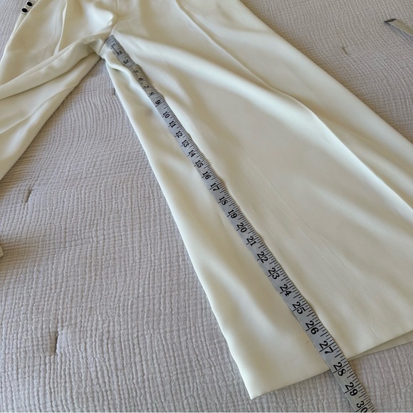 ADEAM Buttoned Wide Leg Pleated Pant Trousers Size 2 - Picture 15 of 15